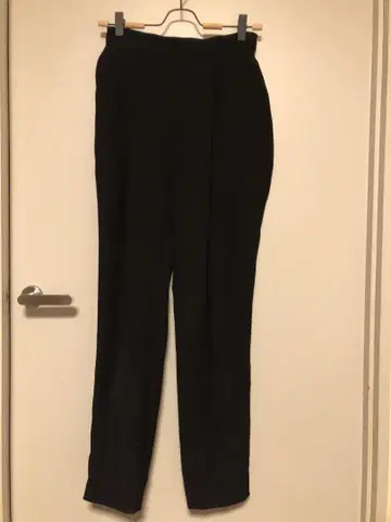엔폴드 블랙 슬림핏 조퍼 팬츠 38