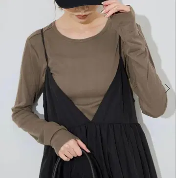 [ SLOBE IENA/MILLER ] SHEER RIB 크루넥