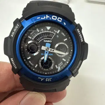 CASIO G-SHOCK AW591 블랙/블루