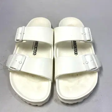 버켄스탁 사이즈 표기 [ 38 ] 24.5cm 화이트 샌들