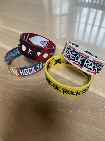 ONE OK ROCK 러버 밴드 4개 세트