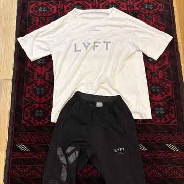 LYFT 화이트 리프트 T셔츠 팬츠 세트