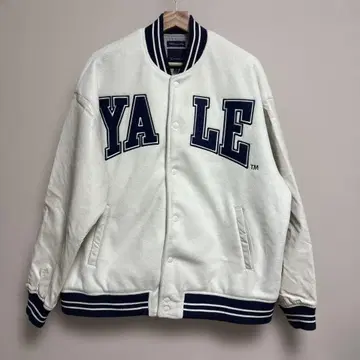 RAGE BLUE YALE 바시티 자켓 화이트