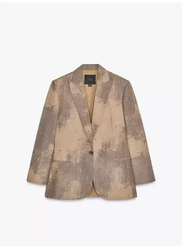 ZARA 미사용 새상품 테일러드 자켓 베이지 그레이