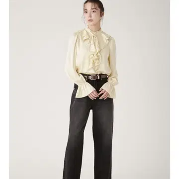 25SS lily brown 블라우스/yellow