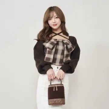 Darich 빅 리본 체크 상의