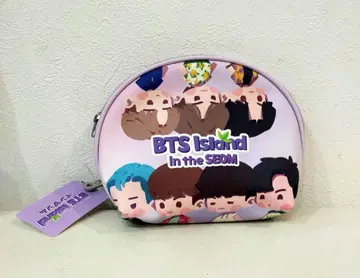 시마무라 BTS Island 인더썸 파우치 퍼플 완판템