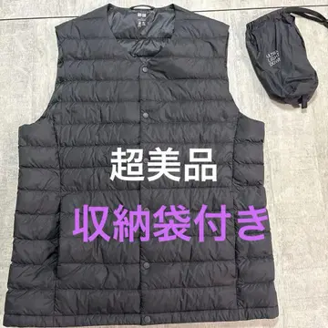 UNIQLO 울트라 라이트 다운 다운 베스트 L 블랙