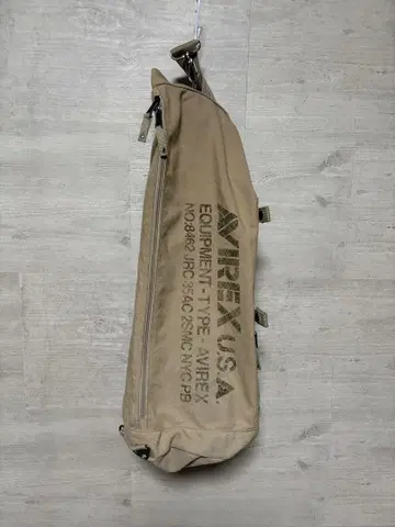 중고 AVIREX EAGLE SERIES 봉색 베이지 캔버스