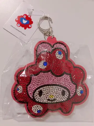 오사카 간사이 엑스포 미야쿠미야쿠 반짝이는 가죽 키링 마이멜로디