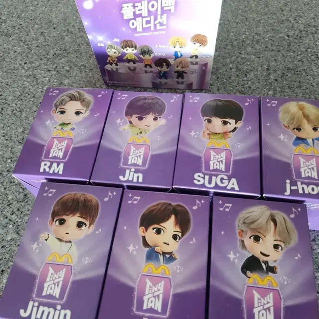 맥도날드 BTS TinyTAN 피규어 풀세트