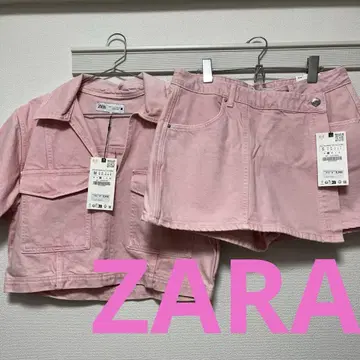 ZARA 핑크 데님 셋업