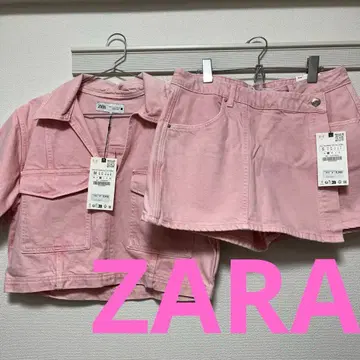 ZARA 핑크 데님 셋업