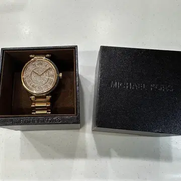 MICHAEL KORS 핑크 골드 손목시계