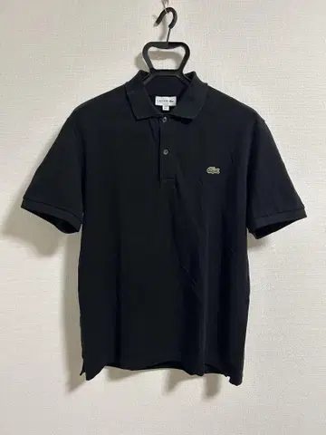 LACOSTE 블랙 피케 셔츠 PH412LJ FR:5, US:L