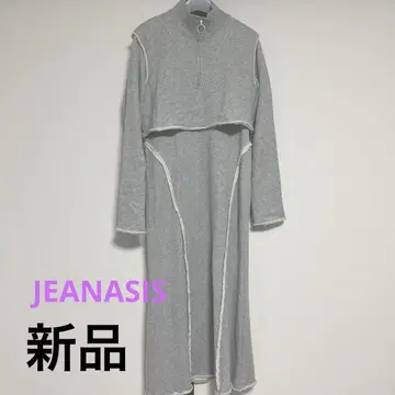 새상품 JEANASIS 맨투맨 원피스