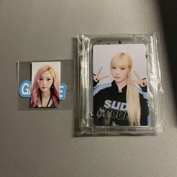 aespa 팝업 스토어 아크릴 사진 스탠드 지젤