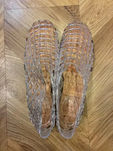 클리어 메쉬 디자인 샌들 사이즈: 42 (26cm)