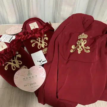 아오키 미사코 니나스 룸슈즈 슬리퍼 에이프런