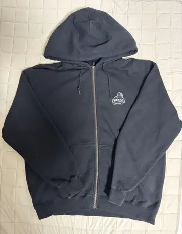 XLARGE 지퍼 후드티 블랙