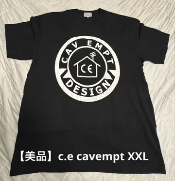 [ 새상품급 ] c.e cavempt 로고T셔츠 블랙 XXL