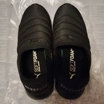 PUMA SOFTFOAM+ 블랙 슬립온