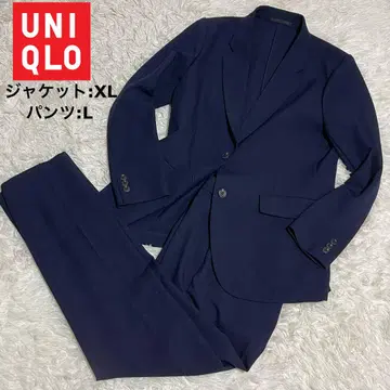 [새상품급] 유니클로 수트 감동 자켓 여성 수트 셋업 네이비