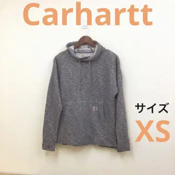 Carhartt 칼하트 여성용 후드 부착 긴팔 후드티 그레이 사이즈 XS