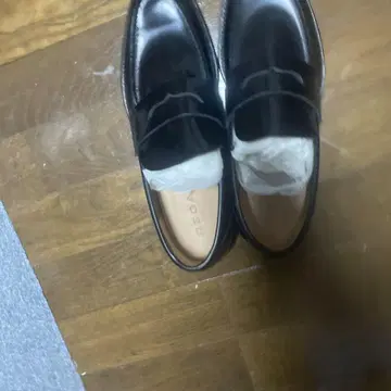 REGAL 블랙 가죽 로퍼