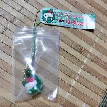 [ 새상품 ] 헬로키티 홋카이도 마리모 폼폼 클리어 스트랩