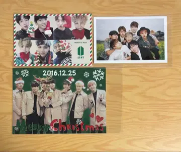 BTS 크리스마스 카드 CD 특전 카드