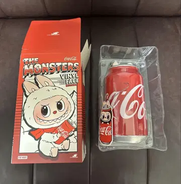 정품 POP MART LABUBU 코카 콜라 시크릿