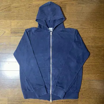 camber 90s usa 더블 지퍼 후드티 후디 네이비 분위기