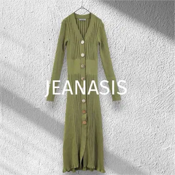 [ JEANASIS ] 지나시스 여성용 니트 원피스 리브