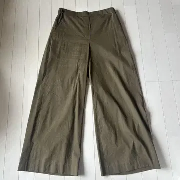 Theory Luxe 가우초 팬츠 올리브 40