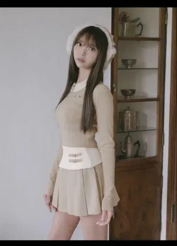 다리치 DARICH 니트 셋업 베이지 FL 사이즈