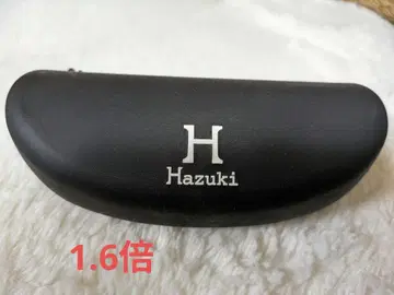 Hazuki 라메 믹스 다크 네이비 프레임 안경 하드 케이스 포함
