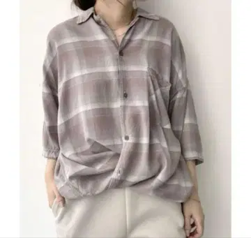 라빠르망 레미레리프 CHECK 2WAY SHIRT 체크