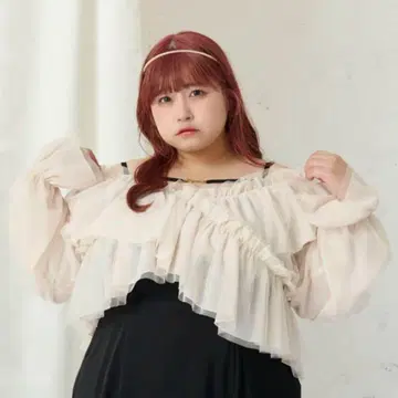 Louiosy 튤 크로스 상의