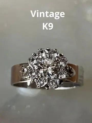 K9 9ct 골드 빈티지 반지