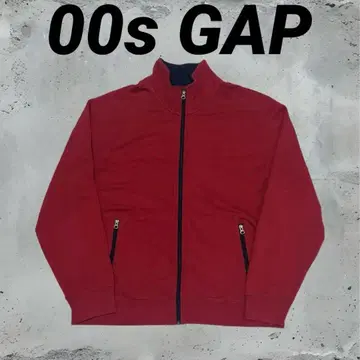 00s GAP 풀 집업 자켓 레드 네이비 XL 사이즈