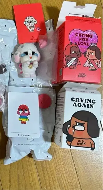 팝마트 크라이베이비 CRYING AGAIN 피규어 4개 세트