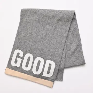 GOODENOUGH 굿이너프 캐시미어 머플러 그레이