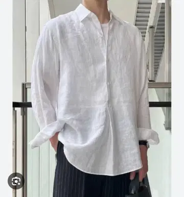 24SS 소버린 SOVEREIGN 린넨 풀오버 셔츠