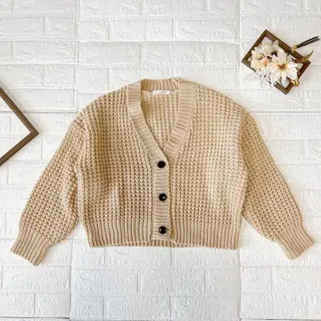 BROWNY STANDARD 위고 니트 가디건 베이지 F 사이즈