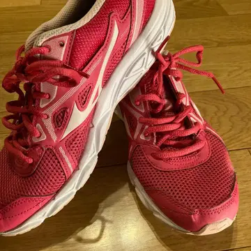 컨디션 최상! Mizuno 짙은 핑크 러닝화