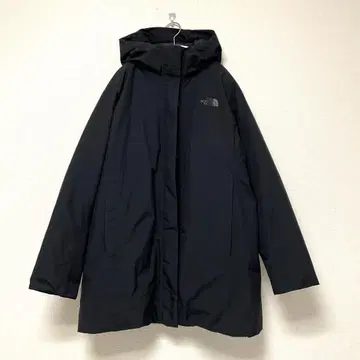 THE NORTH FACE 블랙 다운 미들 기장 코트