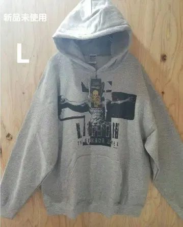 미사용 새상품 에반게리온 제10사도 후드티 8온스 속기모 L 그레이
