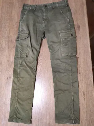 johnbull 카고 팬츠 올리브 사이즈 M