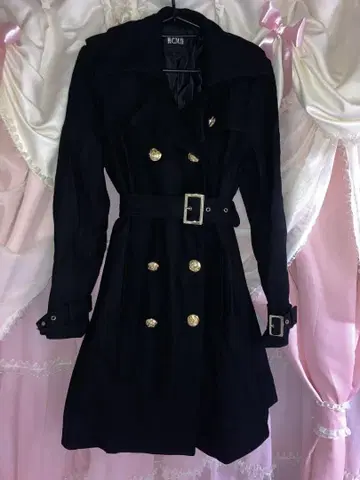[ 3L 코트 ] H.C.M II 블랙 트렌치코트 벨트 포함 겨울 의류